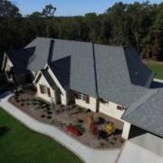 top view of the house roof